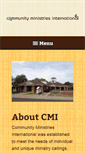 Mobile Screenshot of cmi-ministries.org
