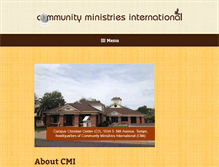 Tablet Screenshot of cmi-ministries.org